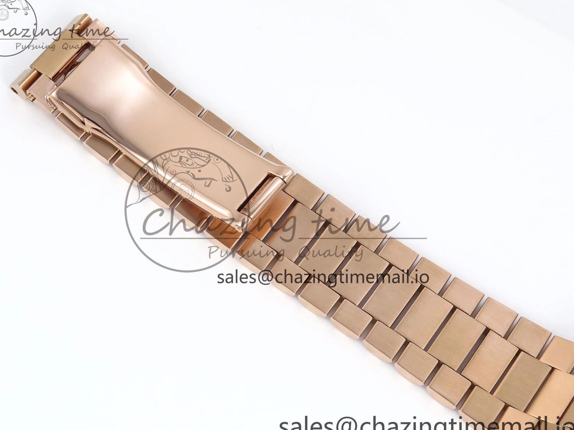 (Gain Best 40 RG A2836 Brown 228235 1:1 Weight) Noob Dial Edition Roman Bracelet President Date Day on 0326